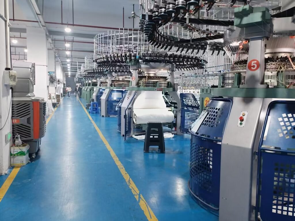Fabric production line of Fanwish sleep products manufacturer
